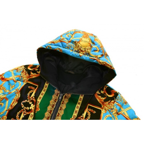 Replica Versace Down Coat Long Sleeved For Men #1025547 $108.00 USD for Wholesale