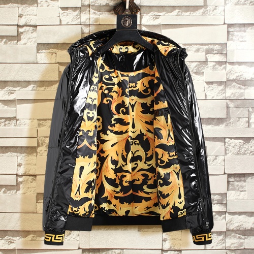 Replica Versace Down Coat Long Sleeved For Men #1025548 $108.00 USD for Wholesale