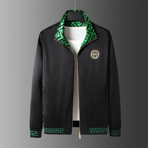 Replica Versace Jackets Long Sleeved For Men #1025891, $68.00 USD, [ITEM#1025891], Replica Versace Jackets outlet from China