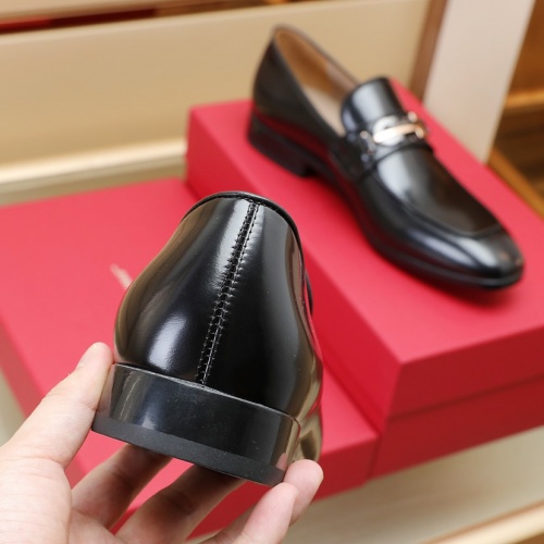 Replica Salvatore Ferragamo Leather Shoes For Men #1026022 $125.00 USD for Wholesale
