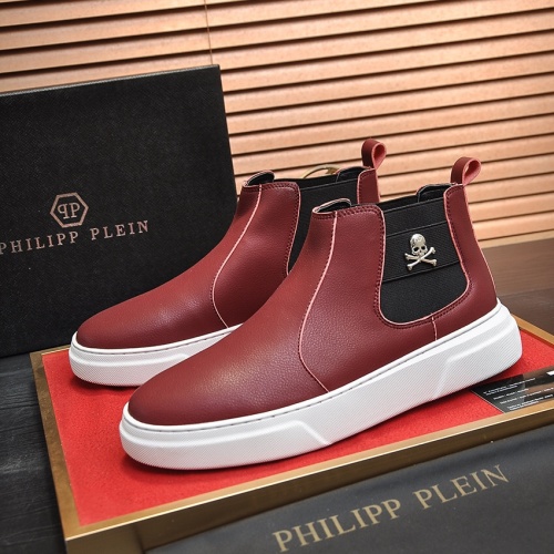 Replica Philipp Plein PP High Tops Shoes For Men #1026178, $88.00 USD, [ITEM#1026178], Replica Philipp Plein PP High Tops Shoes outlet from China