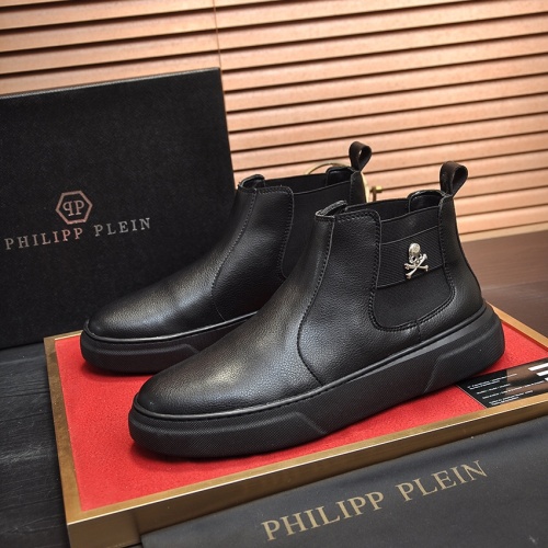 Replica Philipp Plein PP High Tops Shoes For Men #1026180, $88.00 USD, [ITEM#1026180], Replica Philipp Plein PP High Tops Shoes outlet from China