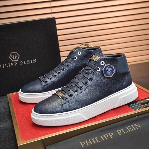 Replica Philipp Plein PP High Tops Shoes For Men #1026276, $88.00 USD, [ITEM#1026276], Replica Philipp Plein PP High Tops Shoes outlet from China