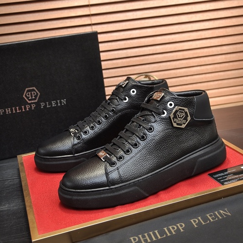 Replica Philipp Plein PP High Tops Shoes For Men #1026277, $88.00 USD, [ITEM#1026277], Replica Philipp Plein PP High Tops Shoes outlet from China