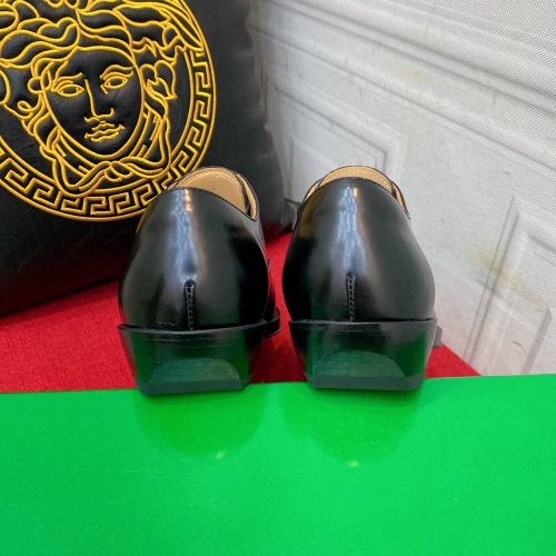 Replica Bottega Veneta BV Leather Shoes For Men #1026279 $122.00 USD for Wholesale