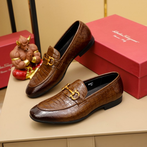 Replica Salvatore Ferragamo Leather Shoes For Men #1026866, $80.00 USD, [ITEM#1026866], Replica Salvatore Ferragamo Leather Shoes outlet from China
