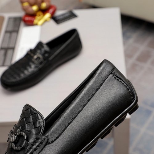 Replica Bottega Veneta BV Leather Shoes For Men #1026891 $72.00 USD for Wholesale