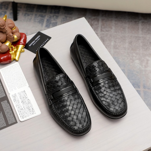 Replica Bottega Veneta BV Leather Shoes For Men #1026892 $72.00 USD for Wholesale