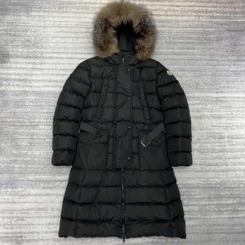Replica Moncler Down Feather Coat Long Sleeved For Women #1026893 $247.93 USD for Wholesale