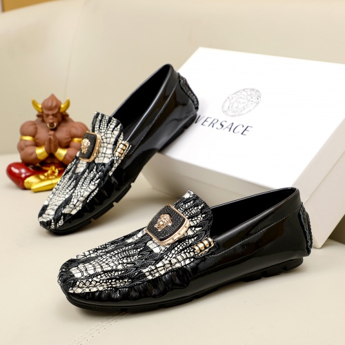 Replica Versace Leather Shoes For Men #1026896, $68.00 USD, [ITEM#1026896], Replica Versace Leather Shoes outlet from China