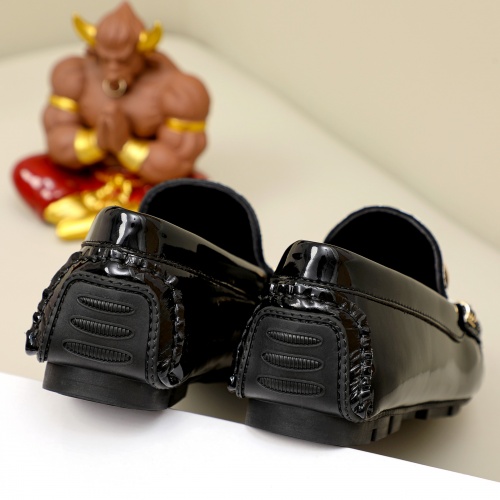 Replica Versace Leather Shoes For Men #1026896 $68.00 USD for Wholesale