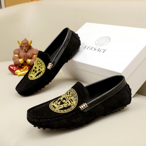 Replica Versace Leather Shoes For Men #1026897, $68.00 USD, [ITEM#1026897], Replica Versace Leather Shoes outlet from China