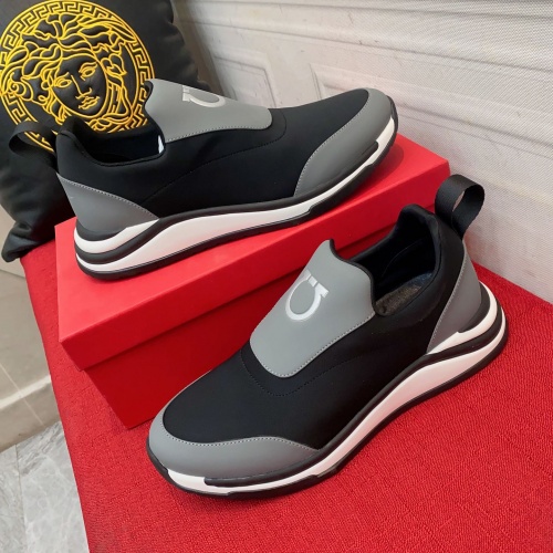 Replica Salvatore Ferragamo Casual Shoes For Men #1027019 $76.00 USD for Wholesale