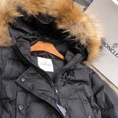 Replica Moncler Down Feather Coat Long Sleeved For Women #1027031 $247.93 USD for Wholesale