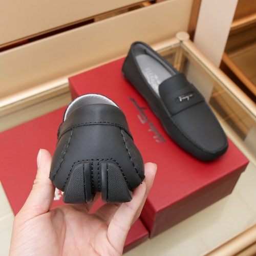 Replica Salvatore Ferragamo Leather Shoes For Men #1027039 $100.00 USD for Wholesale
