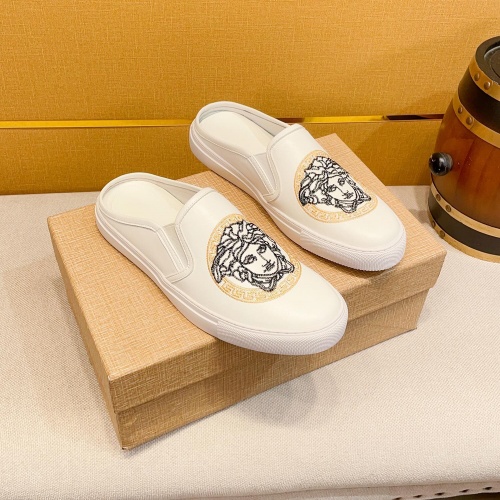 Replica Versace Slippers For Men #1027146, $64.00 USD, [ITEM#1027146], Replica Versace Slippers outlet from China