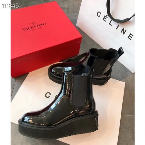 Replica Valentino Boots For Women #1027314 $98.00 USD for Wholesale