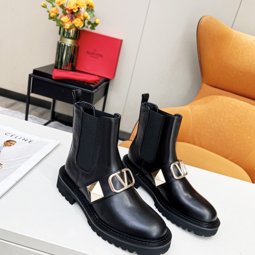 Replica Valentino Boots For Women #1027315 $102.00 USD for Wholesale