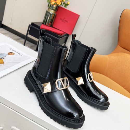 Replica Valentino Boots For Women #1027316 $102.00 USD for Wholesale