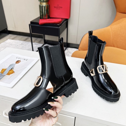 Replica Valentino Boots For Women #1027316 $102.00 USD for Wholesale
