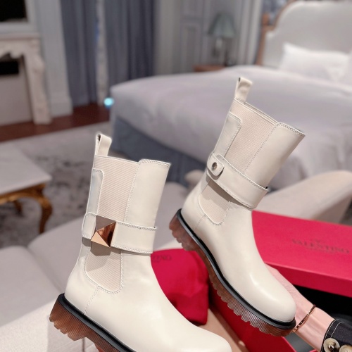 Replica Valentino Boots For Women #1027331 $100.00 USD for Wholesale