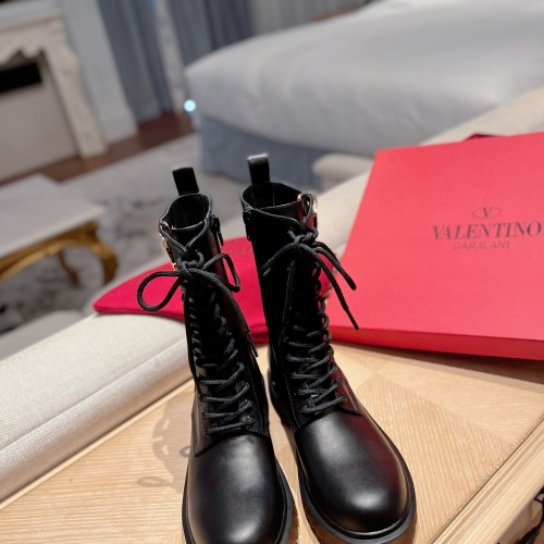 Replica Valentino Boots For Women #1027339 $105.00 USD for Wholesale