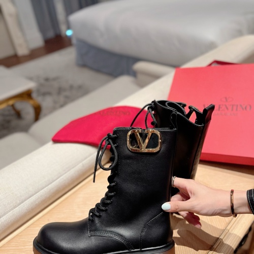 Replica Valentino Boots For Women #1027339 $105.00 USD for Wholesale