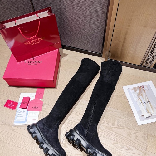 Replica Valentino Boots For Women #1027342 $112.00 USD for Wholesale