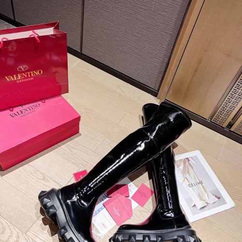 Replica Valentino Boots For Women #1027345 $112.00 USD for Wholesale