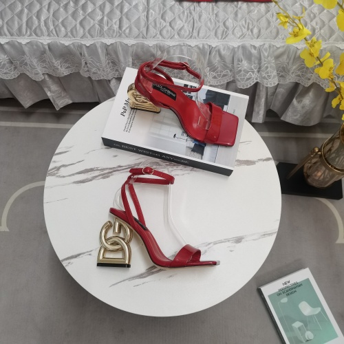 Replica Dolce & Gabbana D&G Sandal For Women #1027357 $125.00 USD for Wholesale