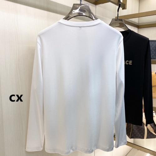 Replica LOEWE T-Shirts Long Sleeved For Men #1027391 $34.00 USD for Wholesale