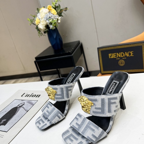 Replica Versace Sandal For Women #1027542, $88.00 USD, [ITEM#1027542], Replica Versace Sandal outlet from China