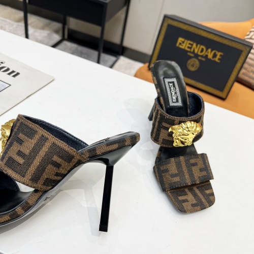 Replica Versace Sandal For Women #1027545 $88.00 USD for Wholesale