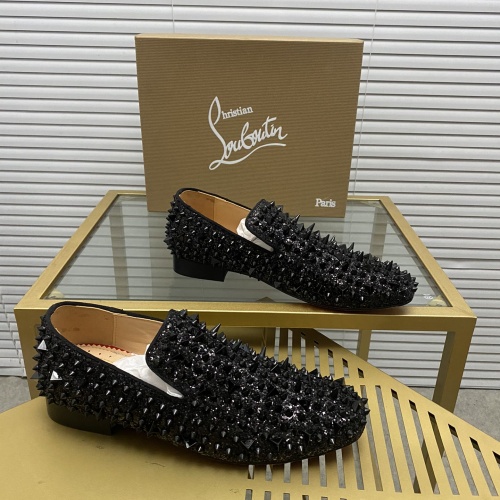 Replica Christian Louboutin Fashion Shoes For Men #1027654, $105.00 USD, [ITEM#1027654], Replica Christian Louboutin Leather Shoes outlet from China