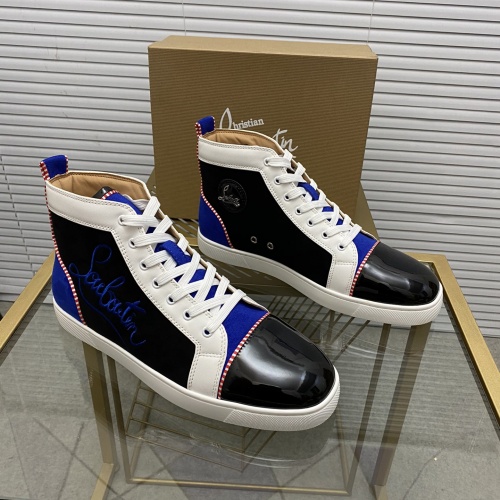 Replica Christian Louboutin High Top Shoes For Men #1027672, $102.00 USD, [ITEM#1027672], Replica Christian Louboutin High Top Shoes outlet from China