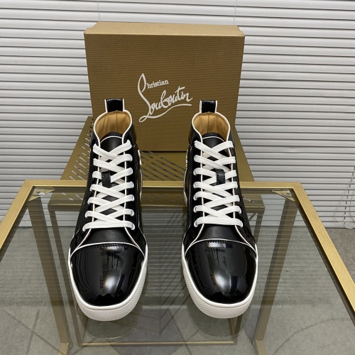 Replica Christian Louboutin High Top Shoes For Women #1027676 $102.00 USD for Wholesale