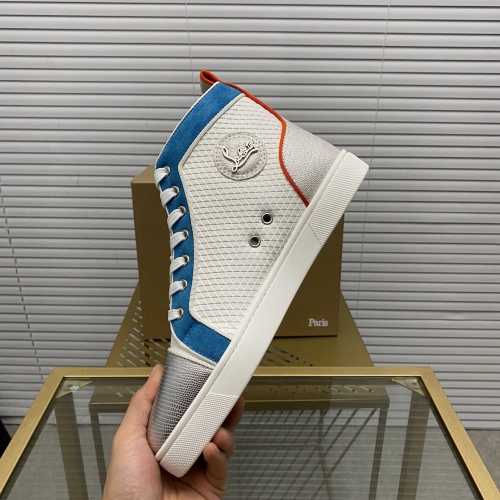 Replica Christian Louboutin High Top Shoes For Men #1027677 $105.00 USD for Wholesale