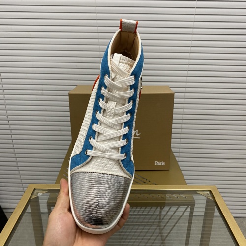 Replica Christian Louboutin High Top Shoes For Men #1027677 $105.00 USD for Wholesale