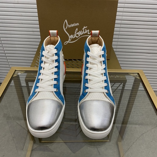 Replica Christian Louboutin High Top Shoes For Women #1027678 $105.00 USD for Wholesale