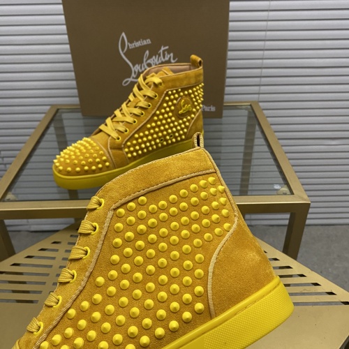 Replica Christian Louboutin High Top Shoes For Men #1027681 $105.00 USD for Wholesale