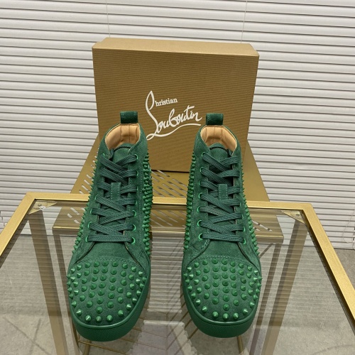 Replica Christian Louboutin High Top Shoes For Men #1027683 $105.00 USD for Wholesale