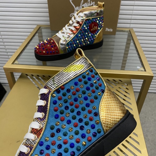 Replica Christian Louboutin High Top Shoes For Men #1027692 $112.00 USD for Wholesale