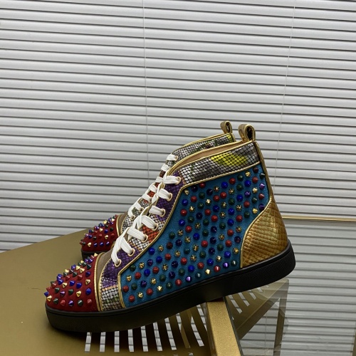 Replica Christian Louboutin High Top Shoes For Women #1027693 $112.00 USD for Wholesale