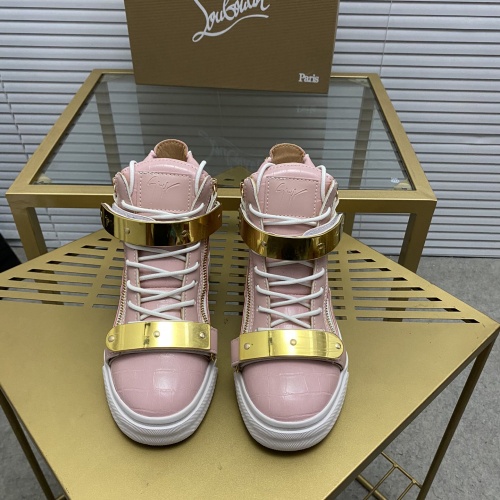 Replica Christian Louboutin High Top Shoes For Women #1027696 $105.00 USD for Wholesale