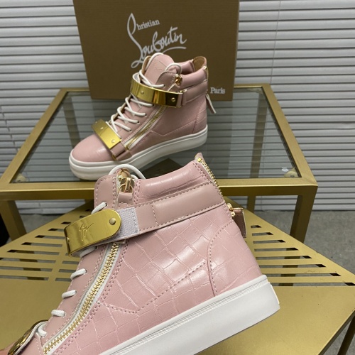 Replica Christian Louboutin High Top Shoes For Women #1027696 $105.00 USD for Wholesale
