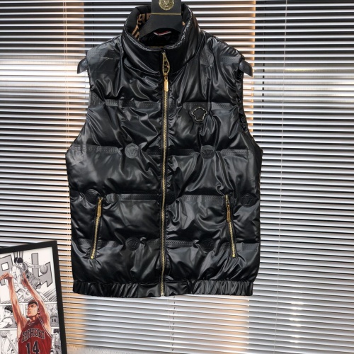 Replica Versace Down Coat Sleeveless For Men #1027791, $82.00 USD, [ITEM#1027791], Replica Versace Down Coat outlet from China