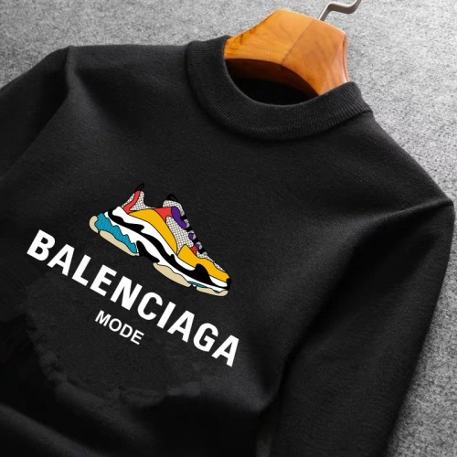 Replica Balenciaga Sweaters Long Sleeved For Men #1028135 $48.00 USD for Wholesale