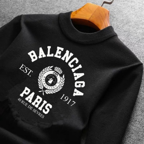 Replica Balenciaga Sweaters Long Sleeved For Men #1028140 $48.00 USD for Wholesale