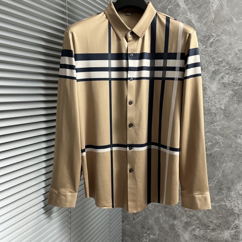 Replica Burberry Shirts Long Sleeved For Men #1028240, $60.00 USD, [ITEM#1028240], Replica Burberry Shirts outlet from China