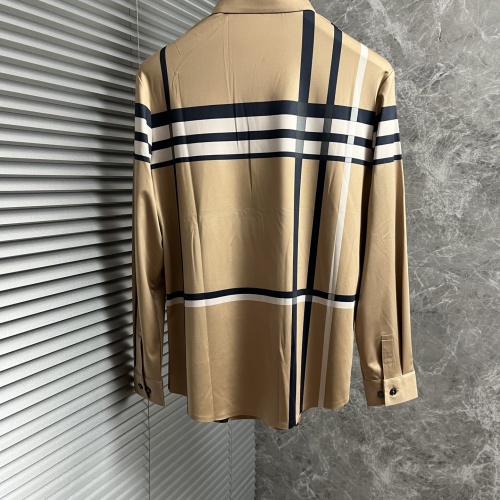 Replica Burberry Shirts Long Sleeved For Men #1028240 $60.00 USD for Wholesale